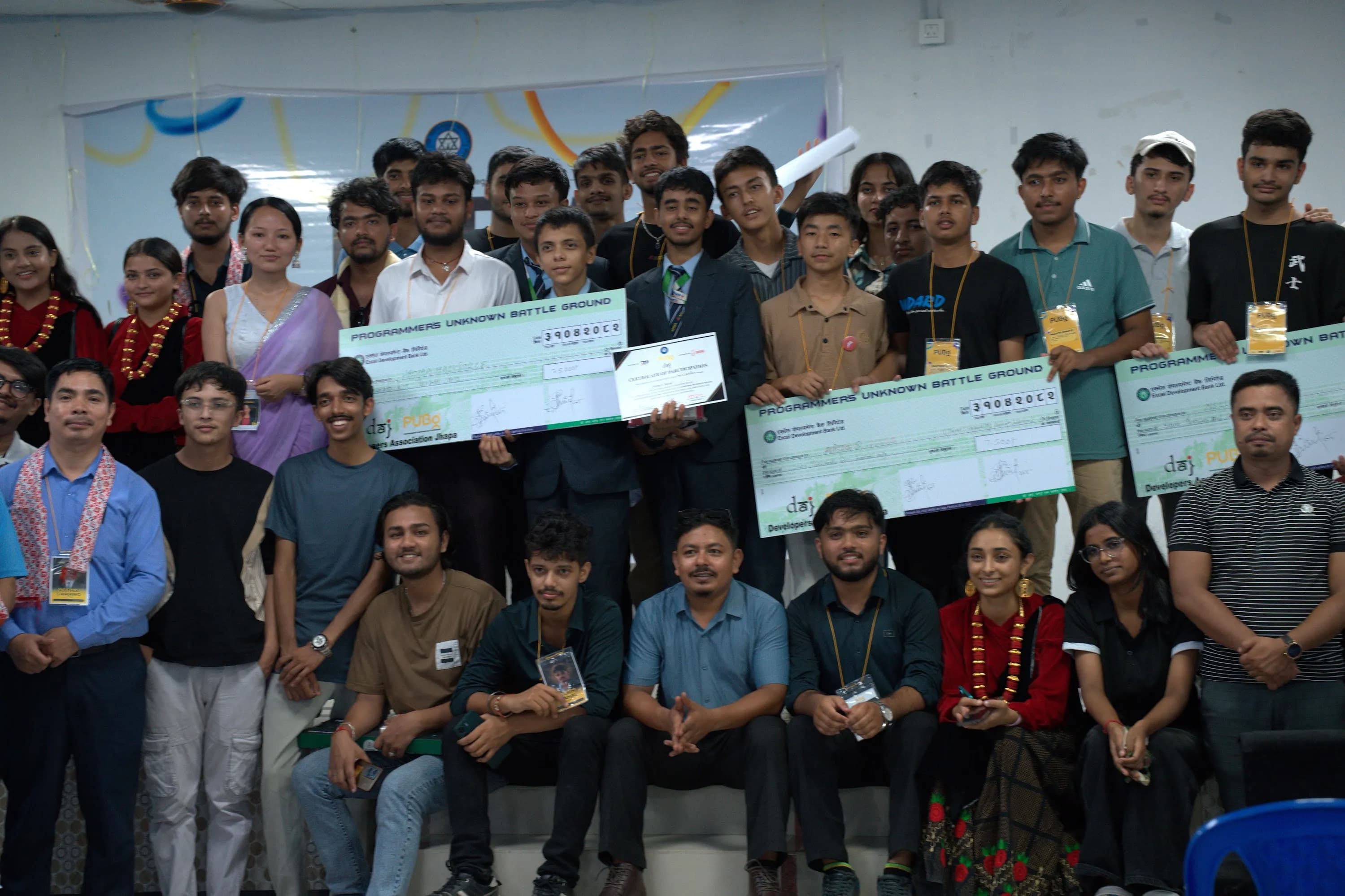 Hackathon participants collaborating