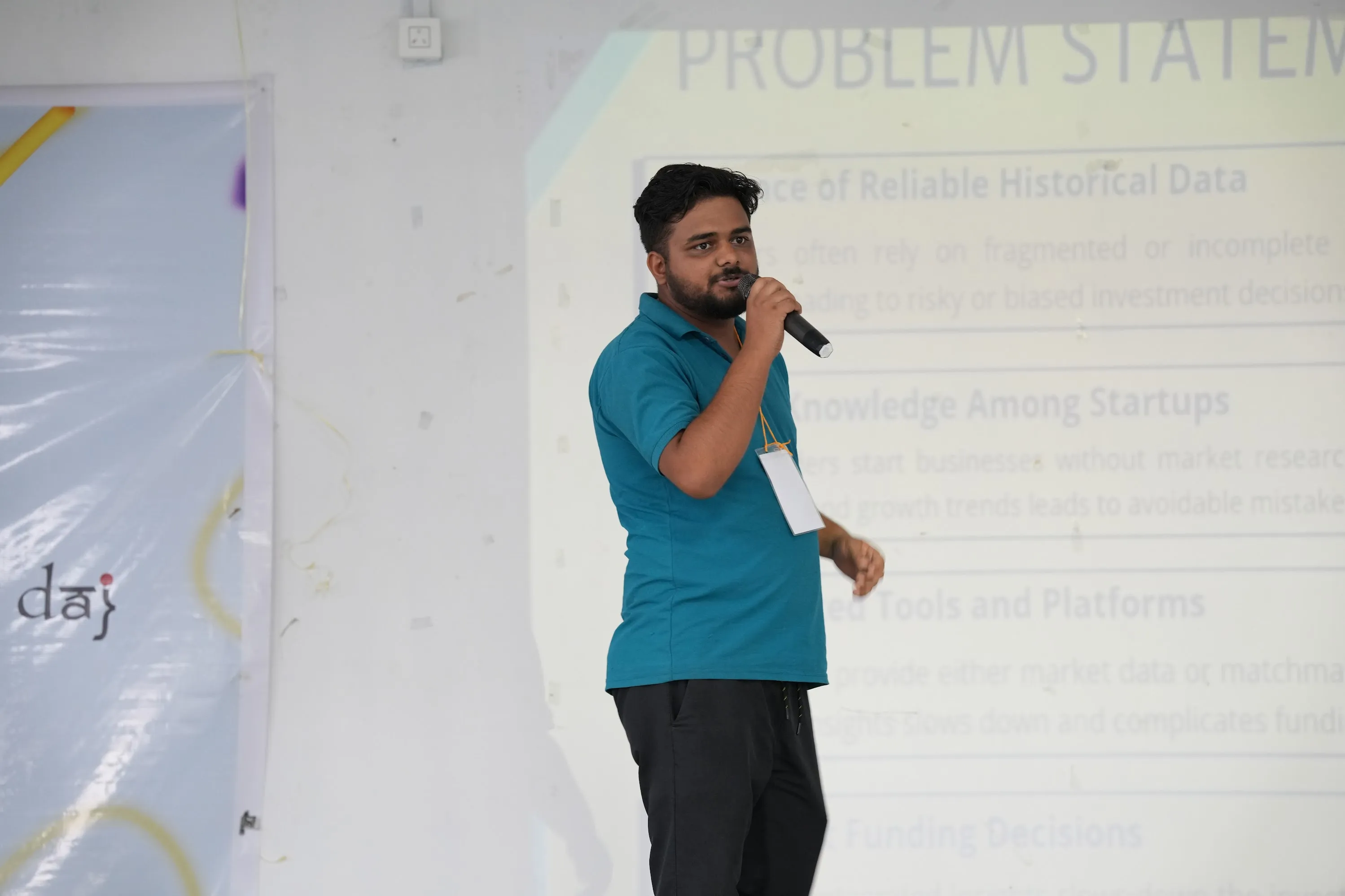 Team presenting their project